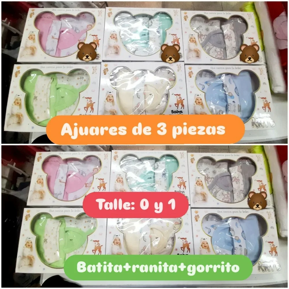 Ajuares de 3 Piezas en Caja - Imagen 2