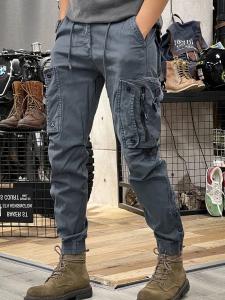 Pantalones Cargo con Boton