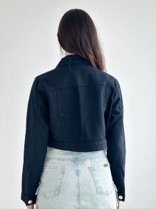 Campera Isabela Cortita Negra - Miniatura 2