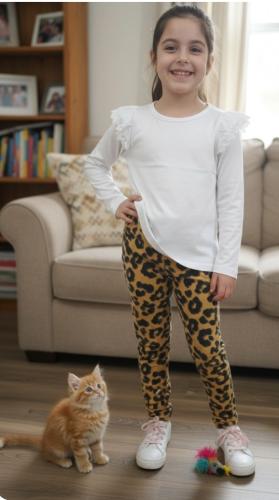 Pantalones de Pluhs Estampado