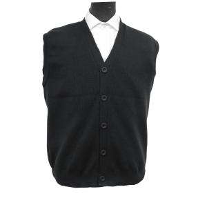 Cardigan sin Mangas Chaleco Tejido con Botones