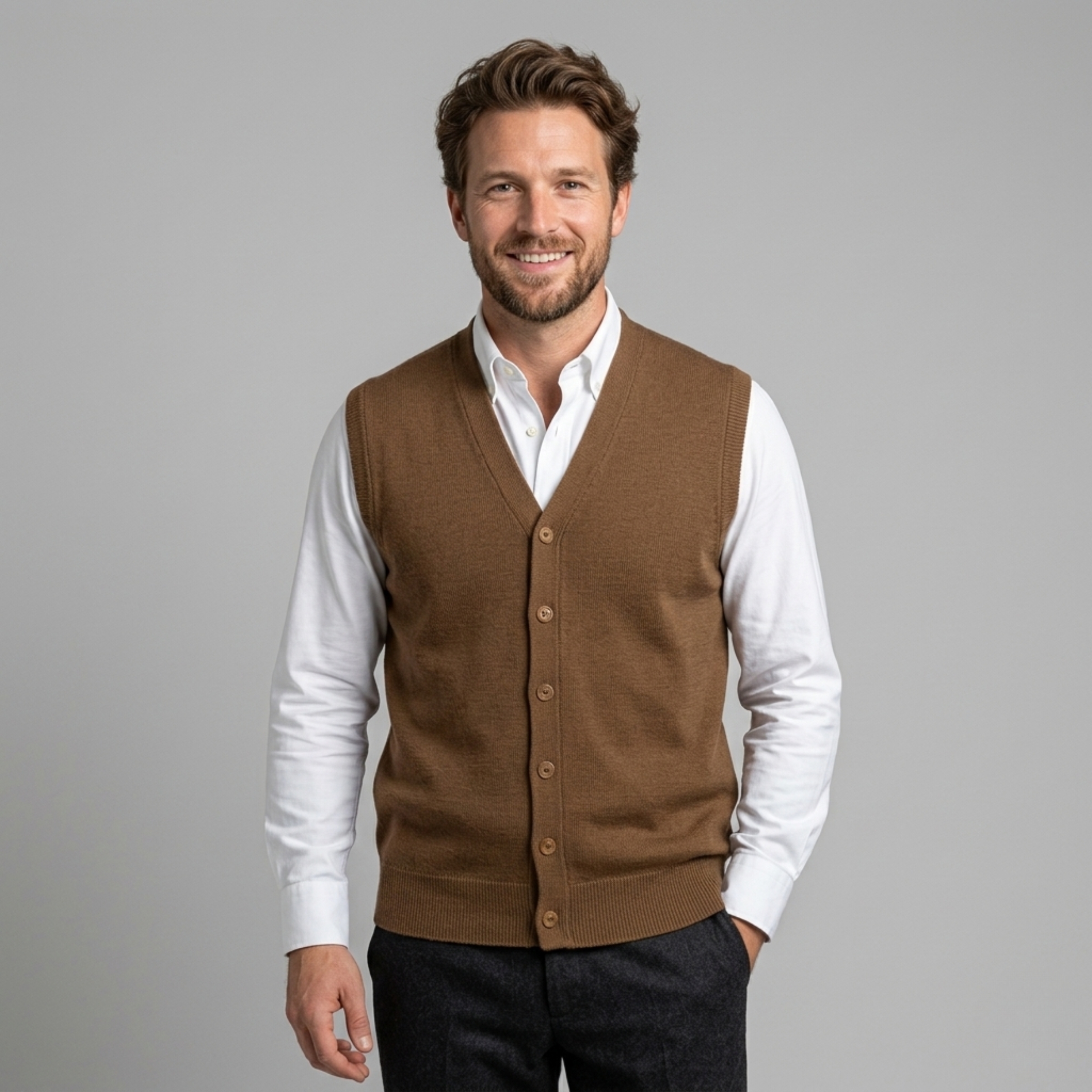 Cardigan sin Mangas Chaleco Tejido con Botones - chaleco%20con%20boton%20(2).jpg
