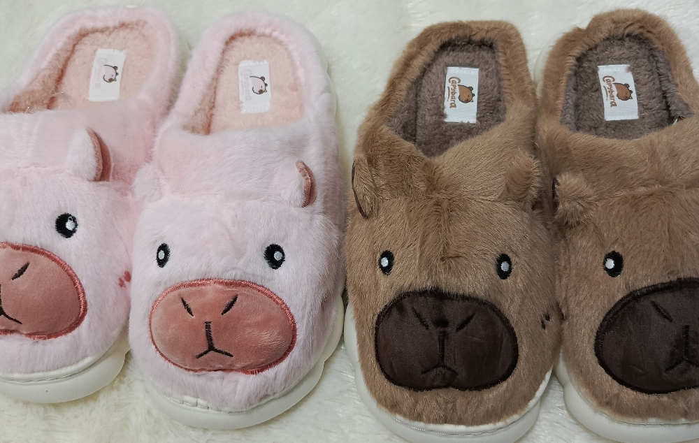 Pantufla Capybara Importad. Niños - Imagen 1