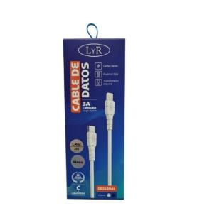 Cable Tipo C a Lightning 2m (3a)