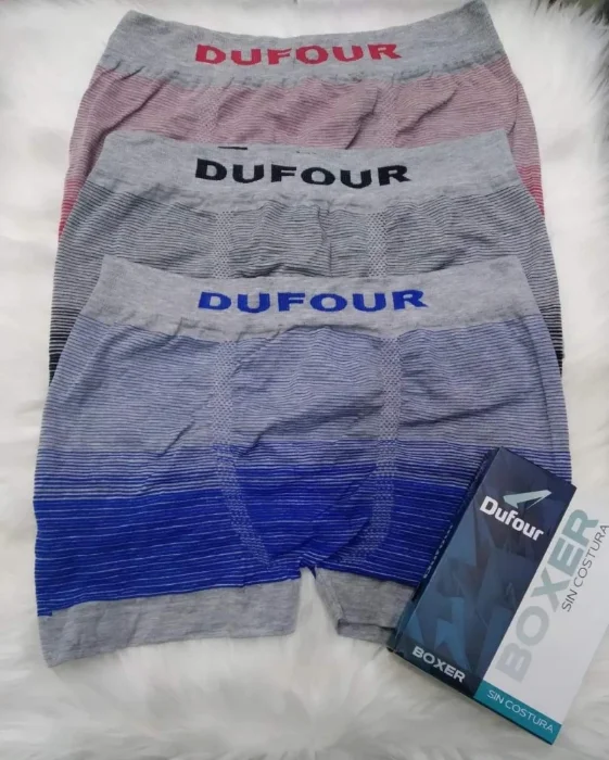 Boxer sin Costura- Microfibra y Lycra Dufuor Art 11855