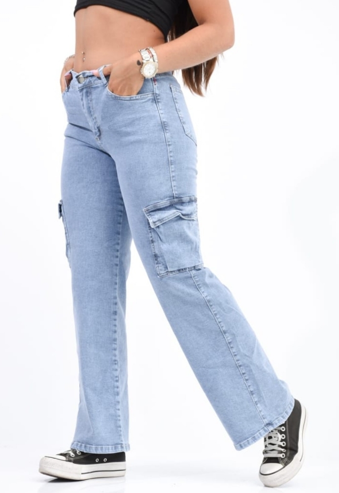 Wide Cargo Jeans  Elastizado - Imagen 2