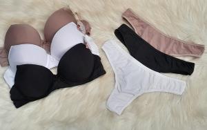 Conjunto- Microfibra- Ropa Interior Taza Aramadacon Colaless