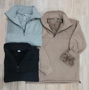 Buzo Polar con Piel y Cuello