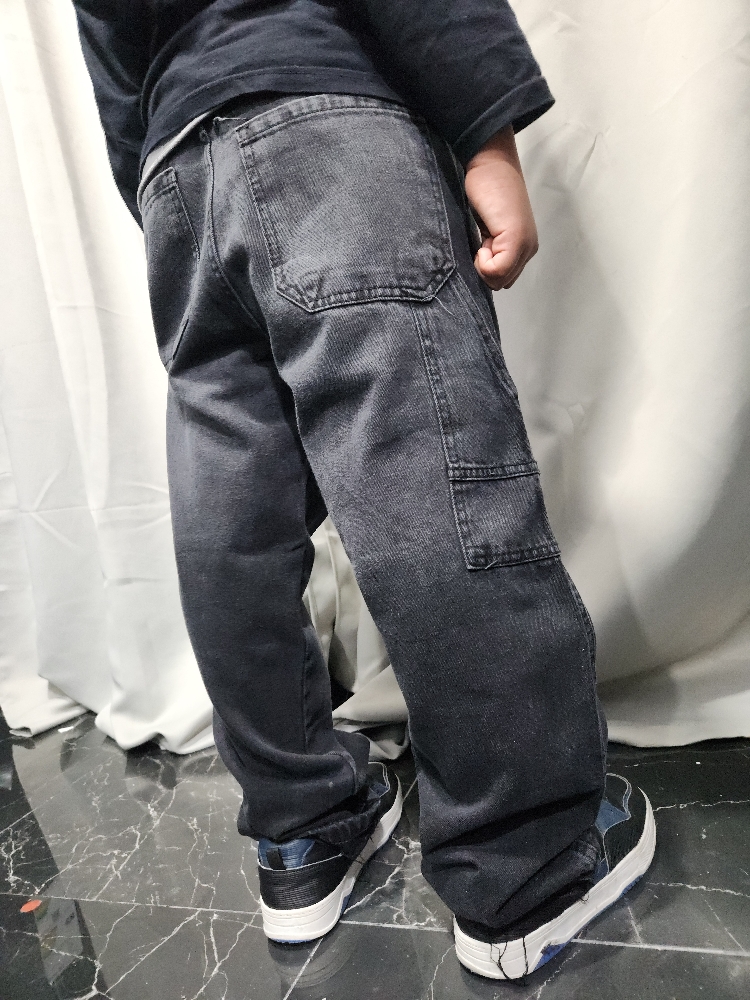 Jeans Bagi de Niño Desflecado - Imagen 2
