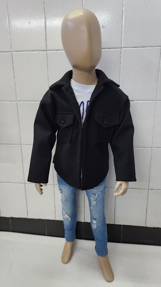 Camisaco Paño Liso Bebé Super Abrigado con Bolsillo - Imagen 2