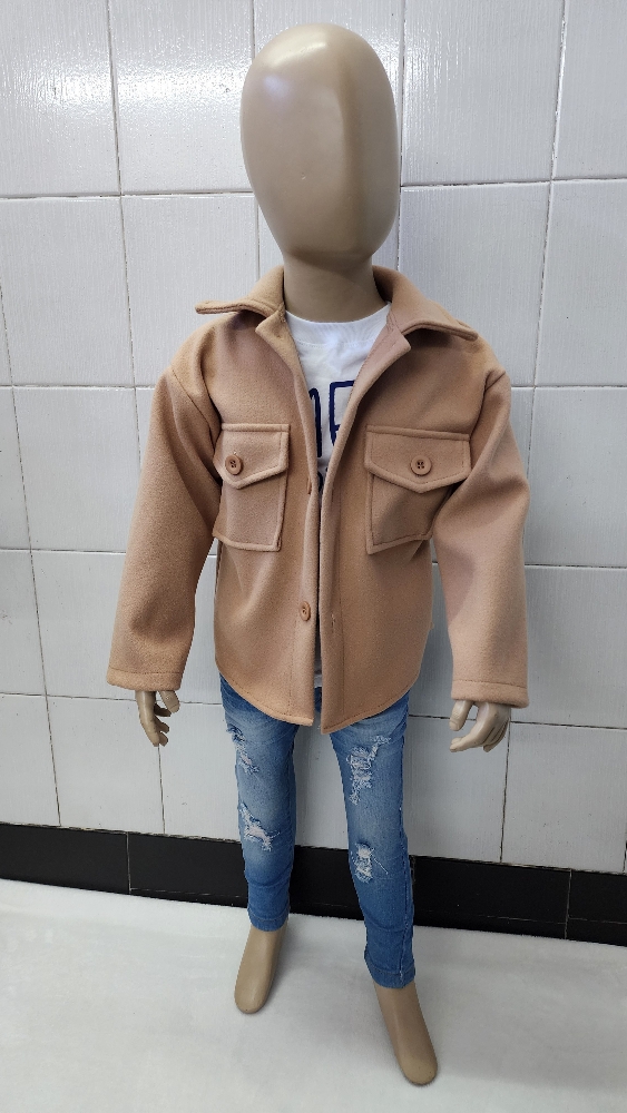 Camisaco Paño Liso Bebé Super Abrigado con Bolsillo - Imagen 3