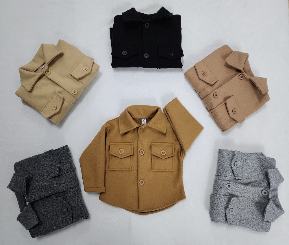 Camisaco Paño Liso Bebé Super Abrigado con Bolsillo - Imagen 6