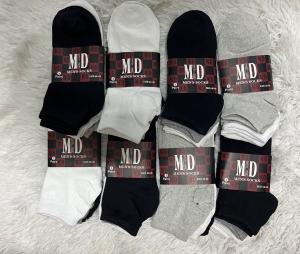 12 Pares Soquetes Caballero Lisa Md
