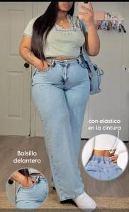 Wide Leg Rigido con Elastico