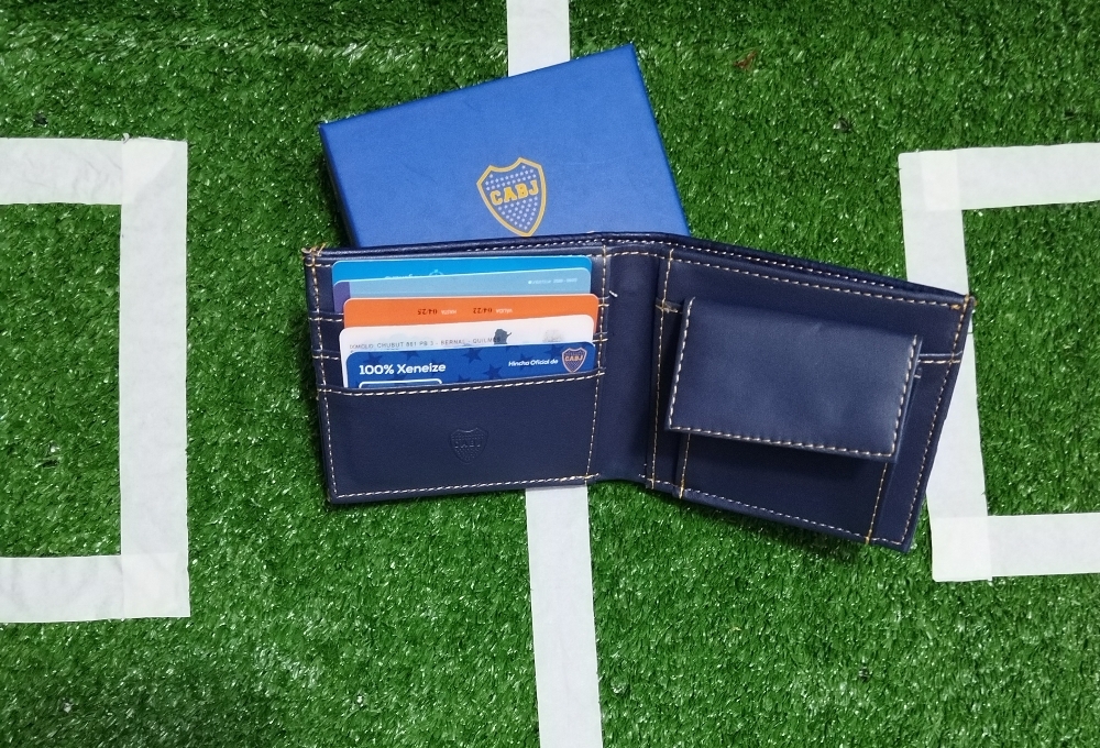 Billeteras de Hombre con Cajita Originales
cuero Pu de   River y Boca - Imagen 2