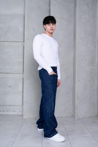 Art 935-2 - 36 al 46 - Baggy Az Denim + Bolsillo Recortes "trend" - Miniatura 2