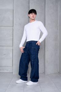 Art 935-2 - 36 al 46 - Baggy Az Denim + Bolsillo Recortes "trend" - Miniatura 3