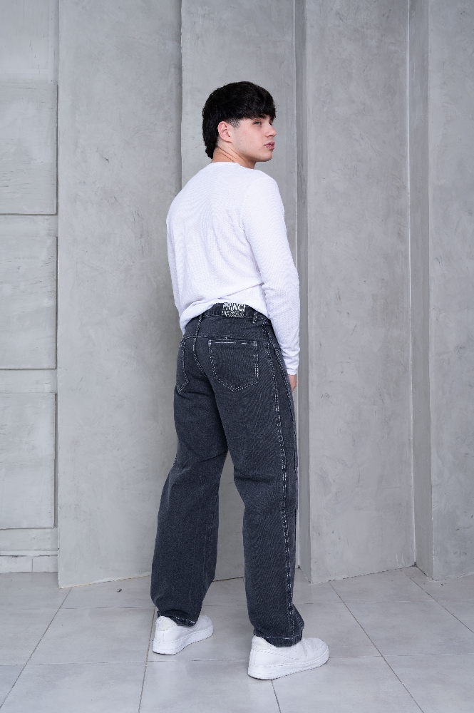 Art 936-2 - 36 al 46 - Baggy Gris Stone + Bolsillo Recortes "trend" - Imagen 6