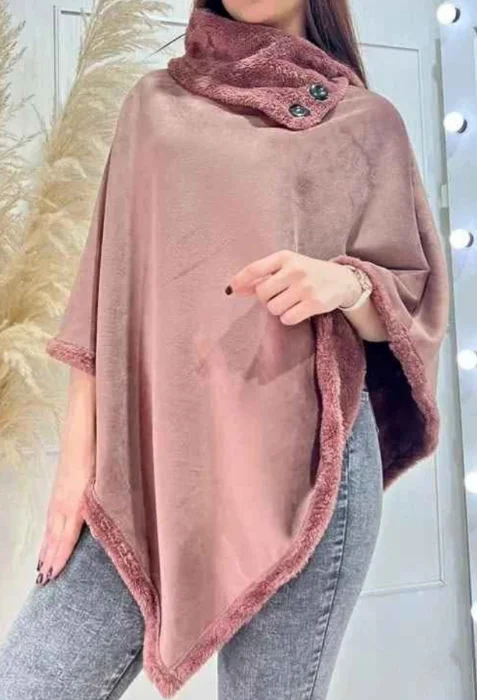 Ponchos Plus Bifaz con Piel