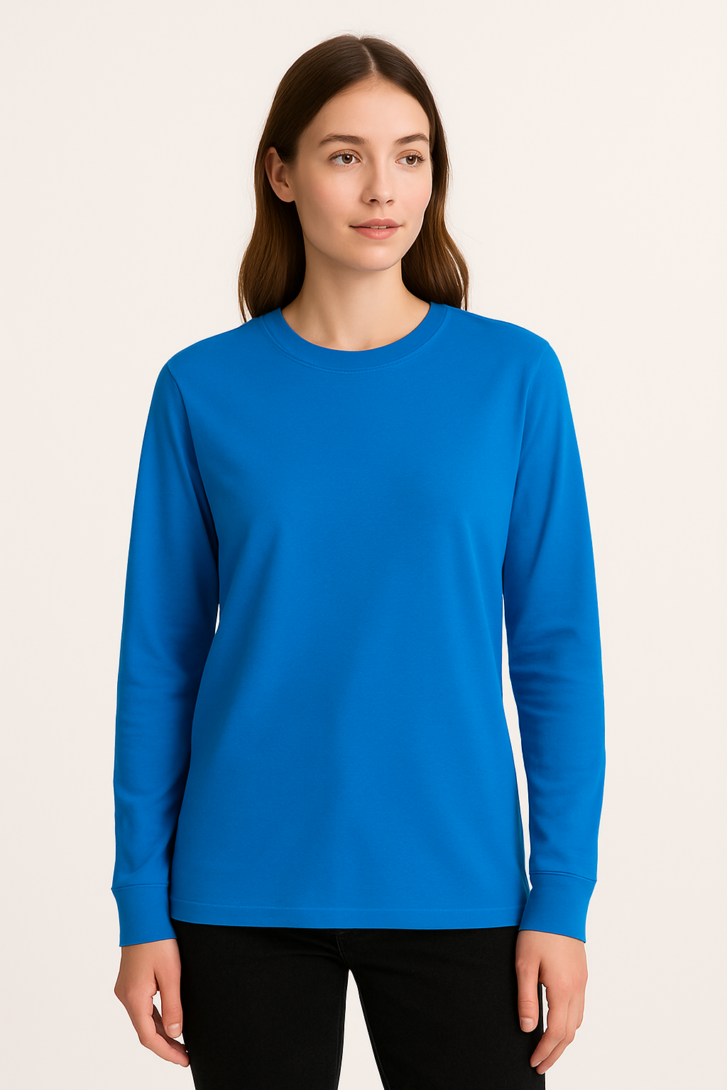 Camisa Manga Larga - Vibrant%20Blue%20Shirt%20Portrait.png