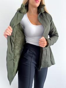 Campera Peluche Verde