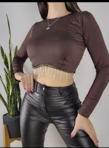 Remera con Fleco