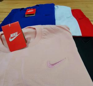Remeras Algodón Peinado Logo Bordado ( L )