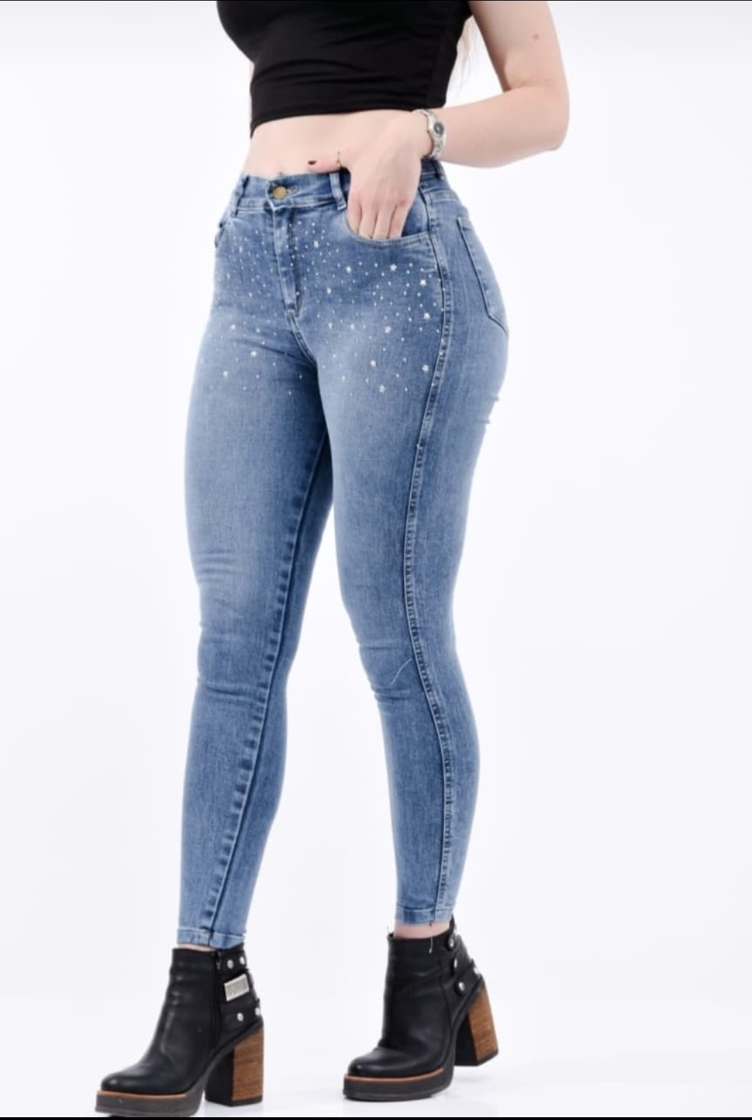 Jeans con Strass - Imagen 4