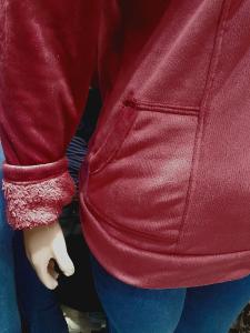 Campera de Corderoy con Piel - Miniatura 3
