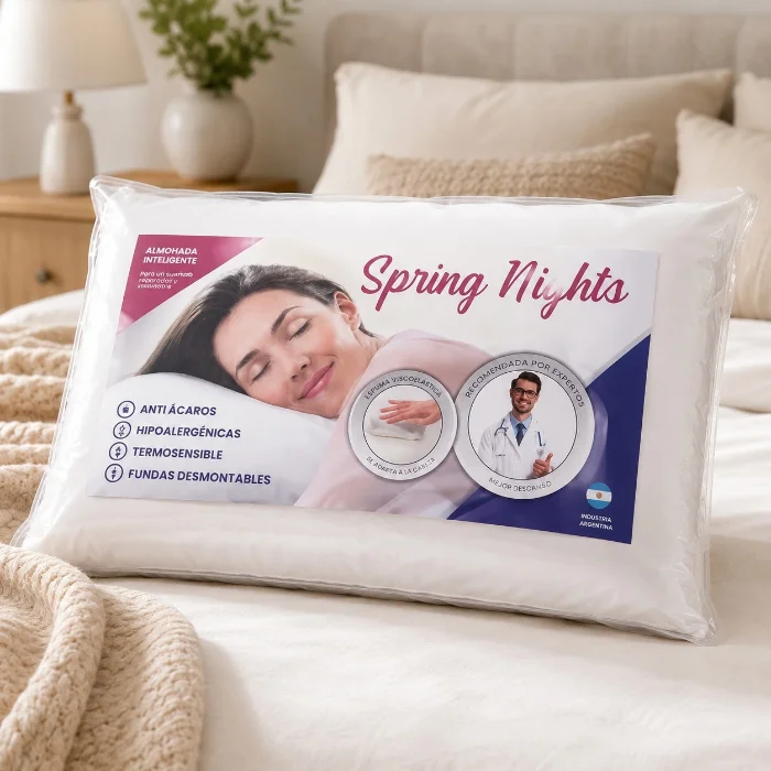 Almohada Inteligente Vicoelástica Grande