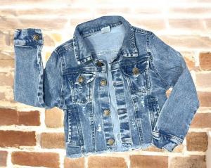 Campera Nena Arenado Elastizado Roturas