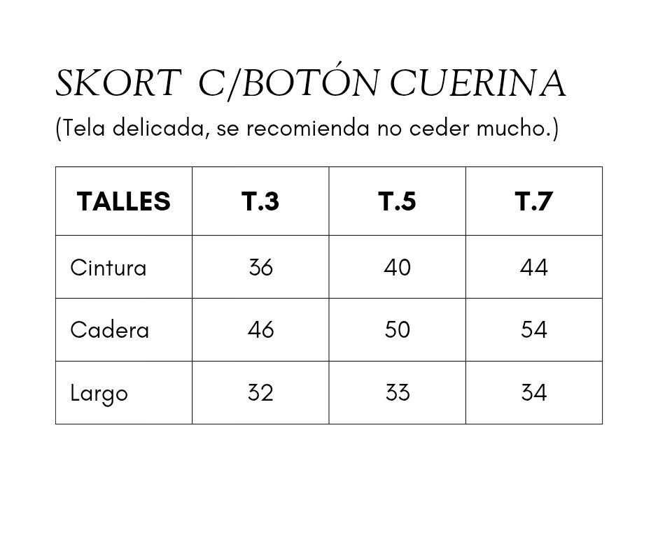 Skort C/botones Cuerina - Imagen 5