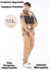 Conjunto Campera y Pantalon Neopreno con Micropolar Liquidación.