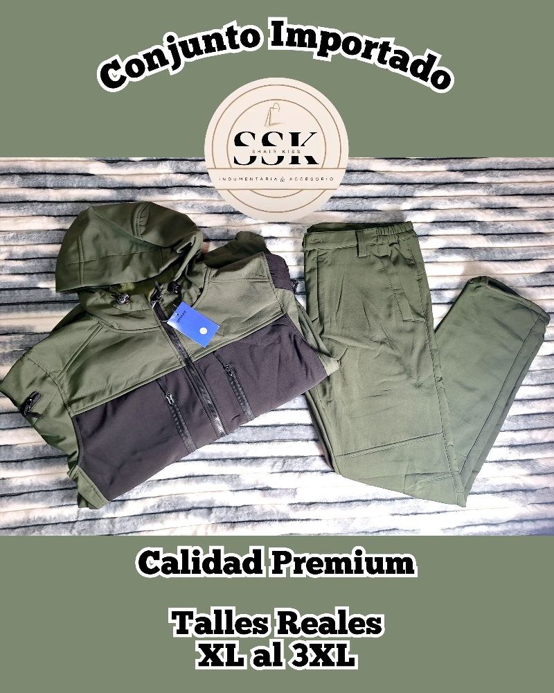 Conjunto Campera y Pantalon Neopreno con Micropolar Liquidación. - Imagen 2
