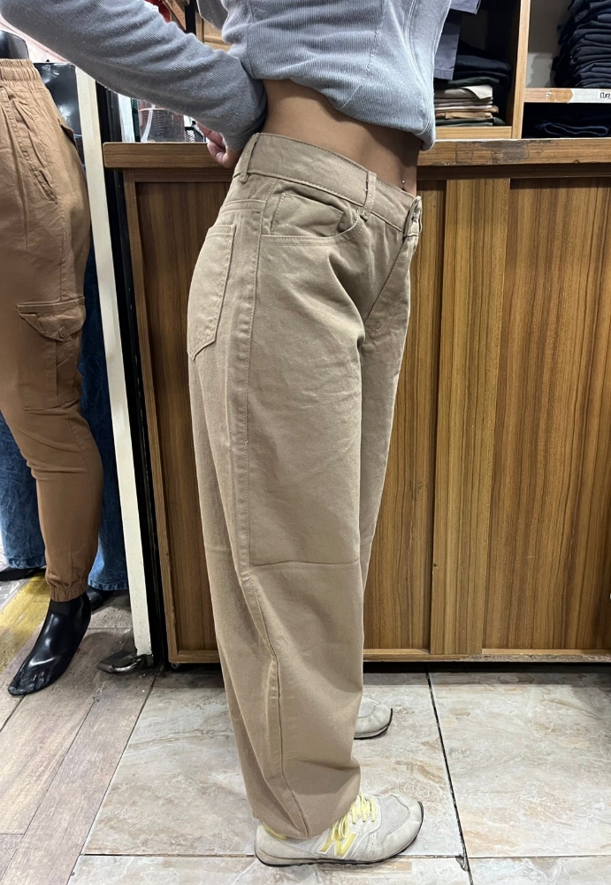 Baggy Liso Camel - Imagen 2