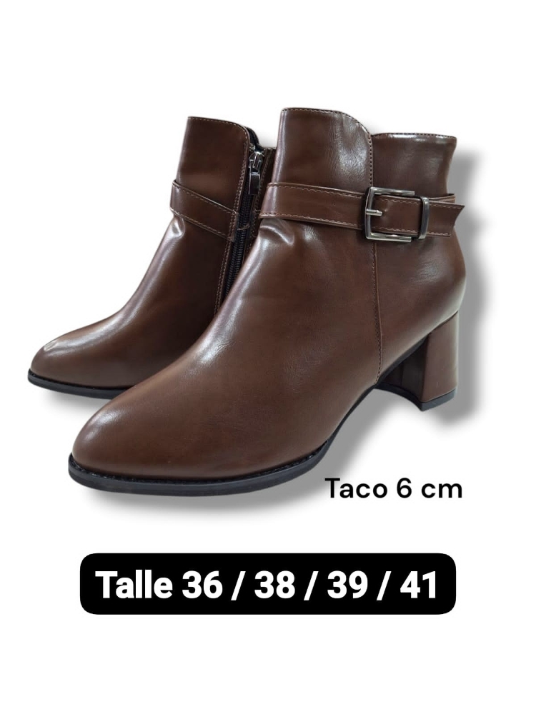 Bota Taco Cuadrado Importadas - Imagen 3