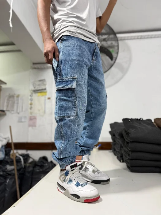 Jogger Cargo Jeans
