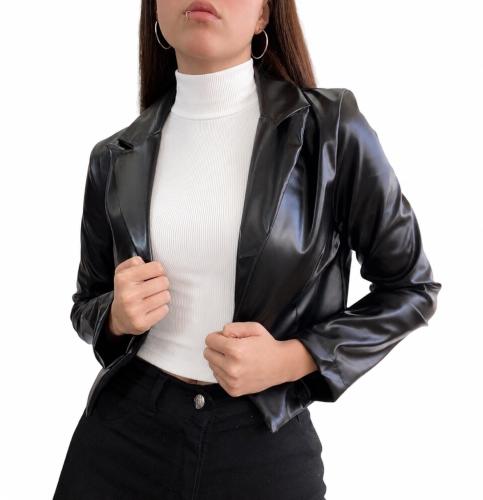 Blazer Corto Cuerina - Miniatura 2