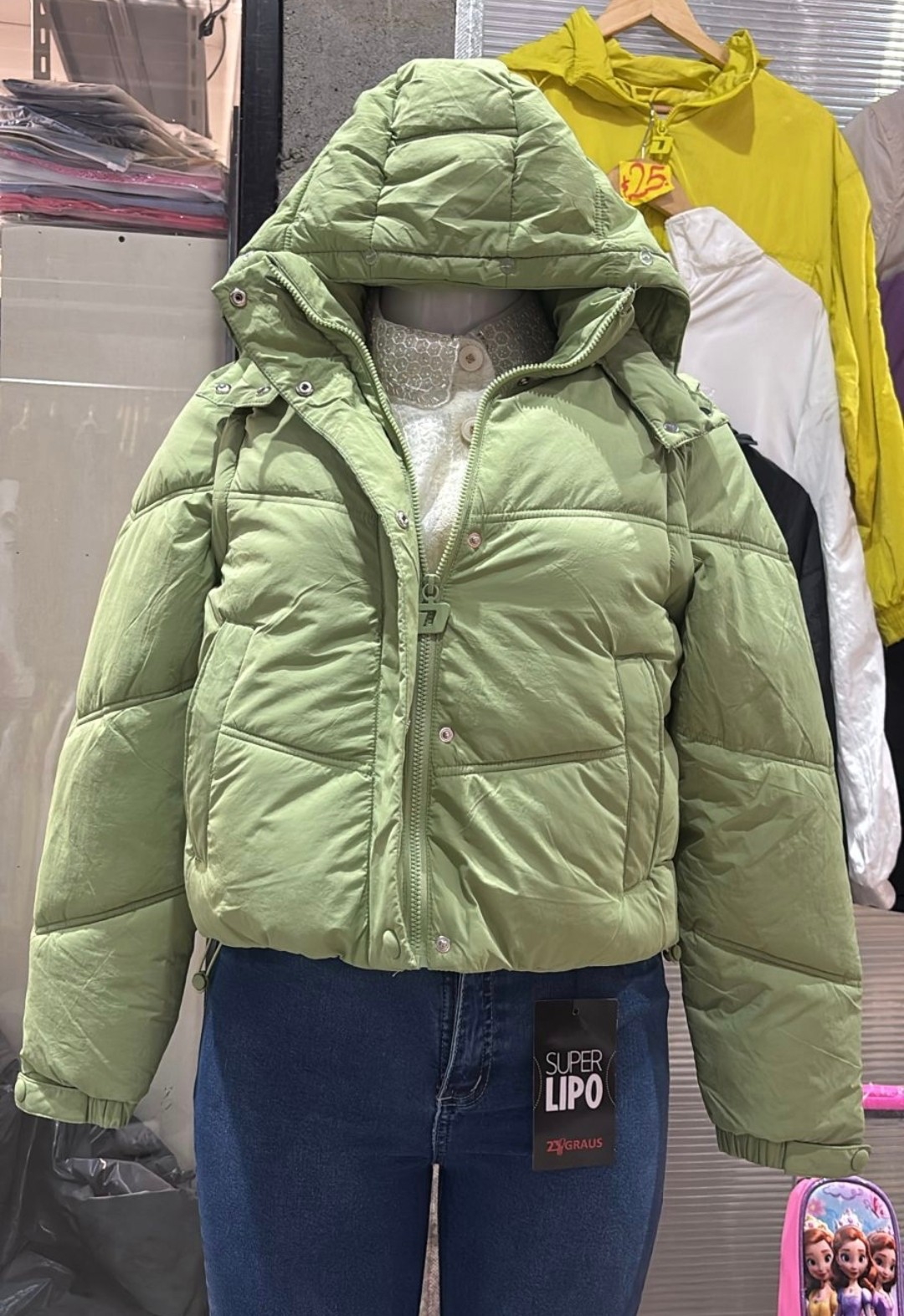 Puffer 2 en 1 Yd Chaleco Desmontable Mujer Dama Abrigo - Imagen 6