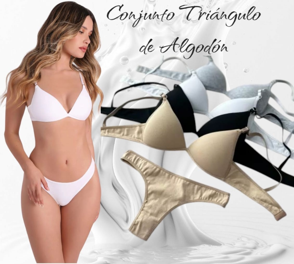 Conjuntos Triángulo de Algodón - Imagen 2