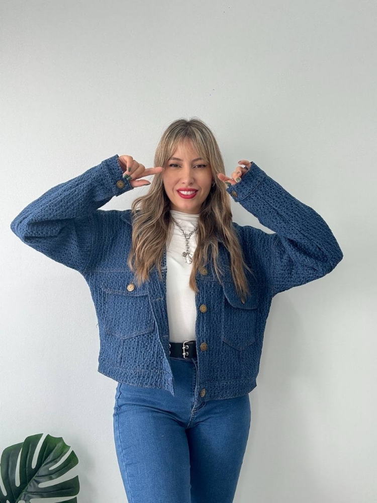 Campera Alitzel de Jean Azul - Imagen 2