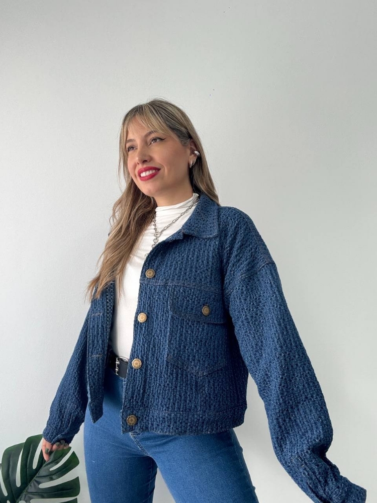 Campera Alitzel de Jean Azul - Imagen 3
