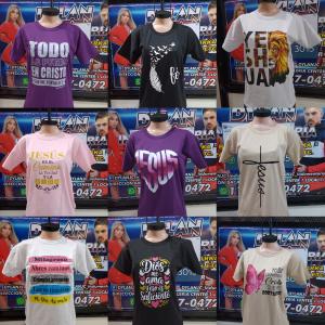 Remeras Cristianas Bendecidas por Dios Talles del 1 al 5 - Miniatura 1