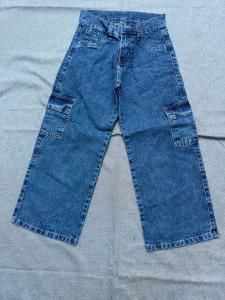 Jeans Wide Leg Cargo de Niña