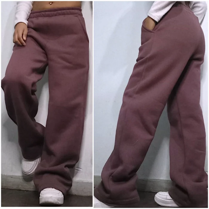 Pantalón Recto Doble Friza