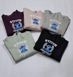 Buzos con Capuchas ( Stitch ) Frisado