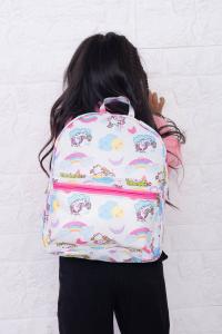Mochila Infantil Unicornio  Marvel Niñas Niños Espacioso Moderno Cómodo - Miniatura 4