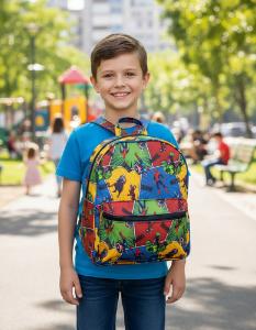 Mochila Infantil Unicornio  Marvel Niñas Niños Espacioso Moderno Cómodo - Miniatura 7