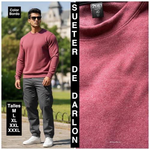 Sueter  Cuello Redondo de Darlon - Miniatura 4