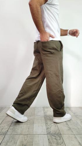 Pantalon Baggy de Algodón Frizado - Miniatura 3